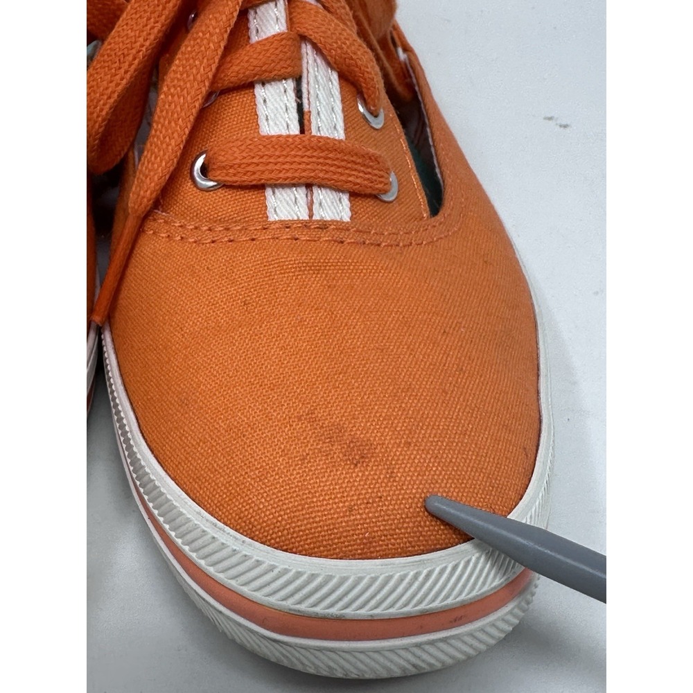 Keds Champion Cutout Sneakers Orange Canvas Lace Up Shoes Womens 6.5 WF49870M - Picture 10 of 11